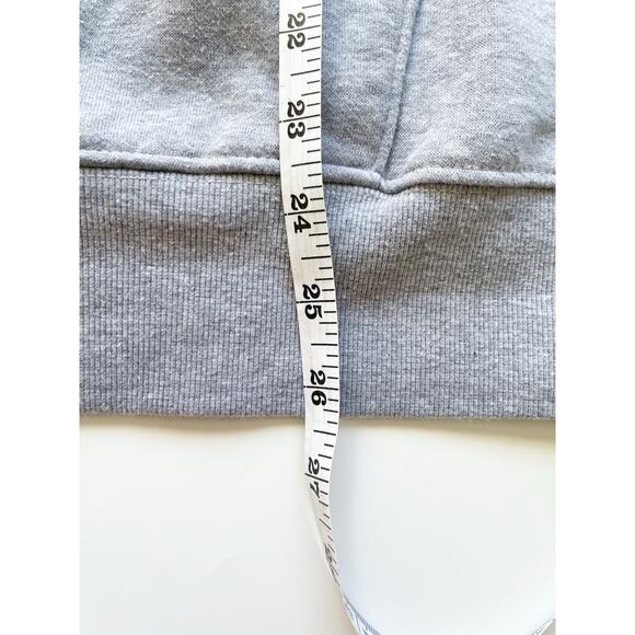 Women's Gray North Face Logo Hoodie Size Large - Picture 5 of 6